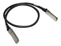 HPE Aruba - 100GBase direktkopplingskabel - QSFP28 (hane) till QSFP28 (hane) - 1 m - för HPE Aruba 8325-32C, 8325-48Y8C R9F77A#B01