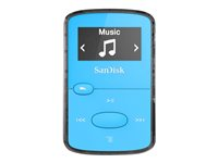 SanDisk Clip Jam - Digital spelare - 8 GB - blå SDMX26-008G-E46B