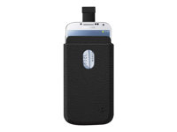 Belkin Pocket Case - Fodral för mobiltelefon - naturligt korn - för Samsung Galaxy S4 F8M560BTC00