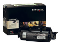 Lexmark - Lång livslängd - svart - original - tonerkassett LRP - för Lexmark T640, T642, T644 64016HE