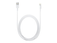 Apple - Lightning-kabel - Lightning hane till USB hane - 2 m - för iPad/iPhone/iPod (Lightning) MD819ZM/A