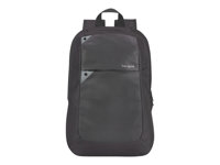 Targus Intellect Backpack - Ryggsäck för bärbar dator - 15.6" - grå, svart - med Indragbar optisk USB-mus BEU3189