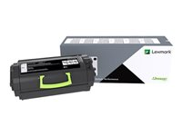 Lexmark 620XA - Extra lång livslängd - svart - original - tonerkassett LCCP - för Lexmark MX711, MX810, MX811, MX812 62D0XA0