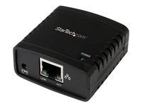 StarTech.com 10/100 Mbps Ethernet till USB 2.0 LPR-nätverksskrivarserver - Printserver - USB 2.0 - 10/100 Ethernet - svart - för P/N: SVA5H2NEUA PM1115U2