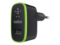 Belkin Wall Charger - Strömadapter - 10 Watt - 2.1 A (USB) - svart F8J052CWBLK