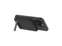 Belkin BoostCharge Pro - Trådlös powerbank - magnetisk med Qi2 - 5000 mAh - 15 Watt - Fast Charge (USB-C) - på kabel: USB-C - svart BPD006BTBK