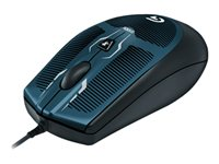Logitech Gaming Mouse G100s - Mus - optisk - kabelansluten - USB - blå 910-003534