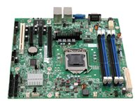 Intel Server Board S1200BTSR - Moderkort - micro ATX - LGA1155-uttag - C202 Chipuppsättning - 2 x Gigabit LAN - inbyggda grafiken S1200BTSR