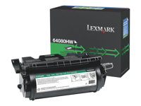 Lexmark - Lång livslängd - svart - original - återanvänd - tonerkassett - för Lexmark T640, T642, T644, X642, X644, X646 64080HW