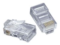 C2G RJ45 Cat5E Modular Plug for Flat Stranded Cable - Nätverkskontakt - RJ-45 (hane) - CAT 5e (paket om 50) 88122