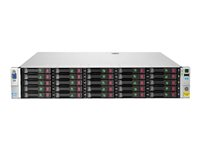 HPE StoreVirtual 4730 - Hårddiskarray - 15 TB - 25 fack (SAS-2) - HDD 600 GB x 25 - iSCSI (1 GbE), iSCSI (10 GbE) (extern) - kan monteras i rack - 2U B7E27A