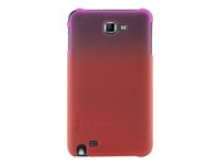 Belkin Essential 063 - Fodral för mobiltelefon - polykarbonat - paparazzirosa, purpurbelysning - för Samsung Galaxy Note F8M253CWC00