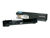 Lexmark - Extra lång livslängd - svart - original - tonerkassett LCCP - för Lexmark C950DE, C950dte C950X2KG