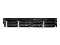 HPE P4300 G2 SAS Storage System - Hårddiskarray - 8 TB - 8 fack ( SAS-2 ) - 8 x HDD 1 TB - DVD-ROM - iSCSI (extern) - kan monteras i rack - 2U BK719B