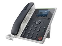 HP Poly Edge E100 - VoIP-telefon med nummerpresentation/samtal väntar - 3-riktad samtalsförmåg - SIP, SDP - midnattsblå, vit 82M86AA