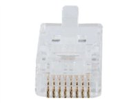 C2G RJ45 Cat5E Modular Plug for Flat Stranded Cable - Nätverkskontakt - RJ-45 (hane) - CAT 5e (paket om 25) 88121