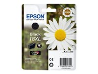 Epson 18XL - XL - svart - original - blister med RF-larm/akustiskt larm - bläckpatron - för Expression Home XP-212, 215, 225, 312, 315, 322, 325, 412, 415, 422, 425 C13T18114020