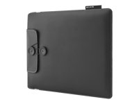 Belkin Envelope for iPad - Fodral för surfplatta - läder - svart F8N377CW