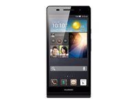 Huawei Ascend P6 - 3G pekskärmsmobil / Internal Memory 8 GB - microSD slot - 4.7" - 1280 x 720 pixlar - rear camera 8 MP - svart 51055912