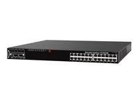 Brocade FastIron CX 624S - Switch - L3 - Administrerad - 24 x 10/100/1000 + 4 x kombinations-SFP - rackmonterbar FCX624S