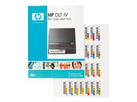 HPE DLT IV Bar Code Label Pack - Streckkodsetiketter - för StorageWorks ESL9595, MSL5026, SSL1016; SureStore DLT Q2004A