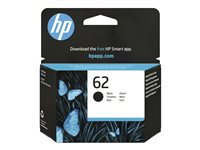 HP 62 - Svart - original - bläckpatron - för ENVY 55XX, 56XX, 76XX; Officejet 200, 250, 57XX, 8040 C2P04AE#UUS