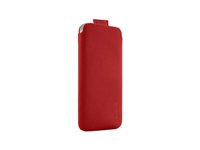 Belkin Pocket Case - Fodral för mobiltelefon - röd matta F8W123VFC01
