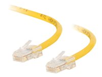 C2G Cat5e Non-Booted Unshielded (UTP) Network Crossover Patch Cable - Övergångskabel - RJ-45 (hane) till RJ-45 (hane) - 7 m - UTP - CAT 5e - tvinnad, enhetsstart - gul 83354