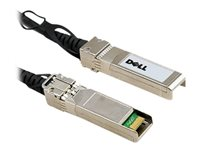 Dell Customer Kit - 25GBase direktkopplingskabel - SFP28 (hane) till SFP28 (hane) - 2 m - dubbelaxlad - passiv - för PowerSwitch S5212F-ON, S5224F-ON, S5232F-ON, S5296F-ON 470-ACFB