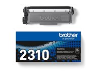 Brother TN2310 - Svart - original - tonerkassett - för Brother DCP-L2500, L2520, L2540, L2560, HL-L2300, L2340, MFC-L2700, L2720 TN2310