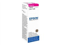 Epson T6643 - 70 ml - magenta - original - påfyllnadsbläck - för Epson L386; EcoTank ET-2600, 2650, L121, L1455; EcoTank ITS L3050, L3060, L3070 C13T66434A