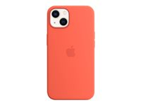 Apple - Baksidesskydd för mobiltelefon - MagSafe-kompatibilitet - silikon - nektarin - för iPhone 13 MN643ZM/A