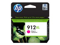 HP 912XL - 10.4 ml - Lång livslängd - magenta - original - bläckpatron - för Officejet 80XX; Officejet Pro 80XX 3YL82AE#BGY