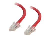 C2G Cat5e Non-Booted Unshielded (UTP) Network Patch Cable - Patch-kabel - RJ-45 (hane) till RJ-45 (hane) - 3 m - UTP - CAT 5e - tvinnad, enhetsstart - röd 83084
