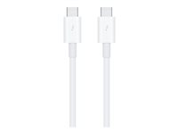 Apple - Thunderbolt-kabel - 24 pin USB-C (hane) till 24 pin USB-C (hane) - USB 3.1 Gen 2 / Thunderbolt 3 - 80 cm MQ4H2ZM/A