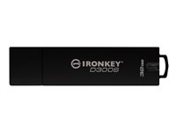 IronKey D300S - USB flash-enhet - krypterat - 32 GB - USB 3.1 Gen 1 - FIPS 140-2 Level 3 - TAA-kompatibel IKD300S/32GB