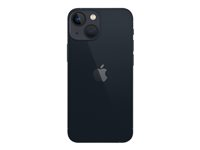 Apple iPhone 13 mini - 5G smartphone - dual-SIM / Internal Memory 128 GB - OLED-skärm - 5.4" - 2340 x 1080 pixlar - 2 bakre kameror 12 MP, 12 MP - front camera 12 MP - midnatt MLK03QN/A