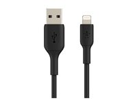 Belkin BOOST CHARGE - Lightning-kabel - Lightning hane till USB hane - 2 m - svart CAA001BT2MBK