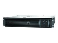 Dell Smart-UPS 1500VA LCD RM - UPS (kan monteras i rack) - AC 220/230/240 V - 1000 Watt - 1500 VA - Ethernet 10/100, RS-232, USB - utgångskontakter: 4 - 2U - svart - med APC SmartConnect DLT1500RMI2UC