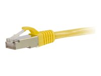 C2G Cat5e Booted Shielded (STP) Network Patch Cable - Patch-kabel - RJ-45 (hane) till RJ-45 (hane) - 3 m - STP - CAT 5e - formpressad - gul 83812