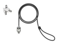 Compulocks T-bar Security Keyed Alike Cable Lock - Lås för säkerhetskabel - svart CL15KA