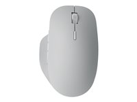 Microsoft Surface Precision Mouse - Mus - ergonomisk - högerhänt - optisk - 6 knappar - trådlös, kabelansluten - USB, Bluetooth 4.2 LE - grå - kommersiell FUH-00003