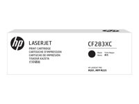 HP 83X - Svart - original - LaserJet - tonerkassett (CF283X) Contract - för LaserJet Pro M201d, M201dw, M201n, MFP M225dn, MFP M225dw CF283XC