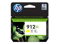 HP 912XL - 9.9 ml - Lång livslängd - gul - original - bläckpatron - för Officejet 80XX; Officejet Pro 80XX 3YL83AE#301