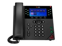 Poly VVX 450 - OBi Edition - VoIP-telefon - 3-riktad samtalsförmåg - SIP, SRTP, SDP - 12 linjer - svart 89K71AA#ABB