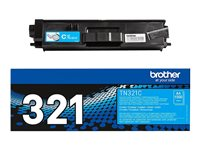 Brother TN321C - Cyan - original - tonerkassett - för Brother DCP-L8400, DCP-L8450, HL-L8250, HL-L8350, MFC-L8650, MFC-L8850 TN321C