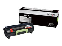 Lexmark 600XA - Extra lång livslängd - svart - original - tonerkassett LCCP - för Lexmark MX510, MX511, MX522, MX610, MX611, MX622 60F0XA0