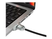 Compulocks Ledge Lock Adapter for MacBook Pro 14" M1, M2 & M3 - Adapter för säkerhetslåsurtag - med nyckellås - för Apple MacBook Pro 14.2 in (M1, M2, M3) MBPR14LDG01KL