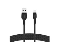 Belkin BOOST CHARGE - Lightning-kabel - USB hane till Lightning hane - 1 m - svart CAA010BT1MBK