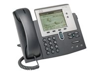 Cisco Unified IP Phone 7942G - VoIP-telefon - SCCP, SIP - silver, mörkgrå CP-7942G=